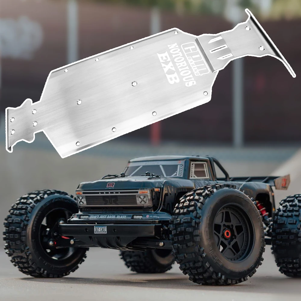 

GPM Metal Stainless Steel Chassis Armor ARA320572 ARA320627 for ARRMA 1/8 OUTCAST EXB ARA8710 1/8 NOTORIOUS V6 6S ARA8611V6 BLX