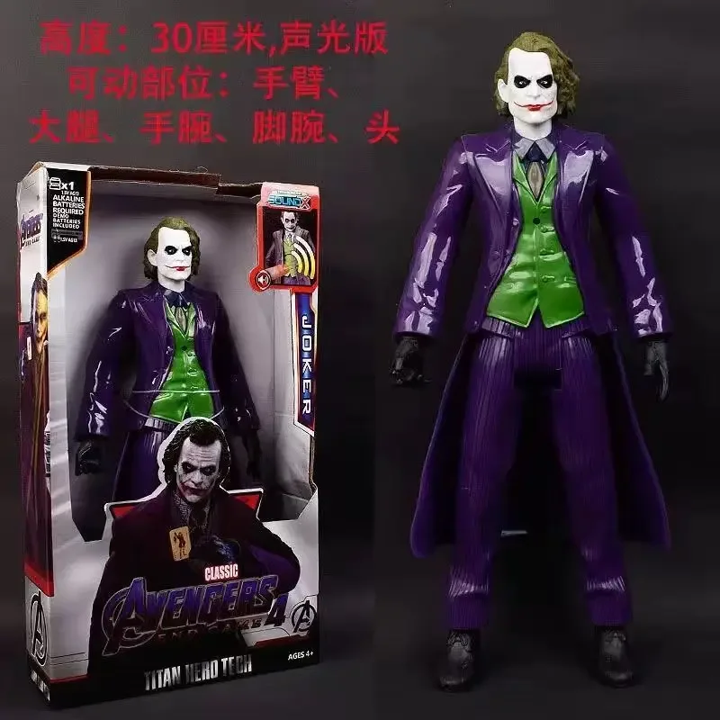 2025 Hot 30 cm Marvel Figuur Avengers Endgame Captain Justice Geluid Led Licht Super Hero Poppen Pvc Action Figure Model kinderen Speelgoed