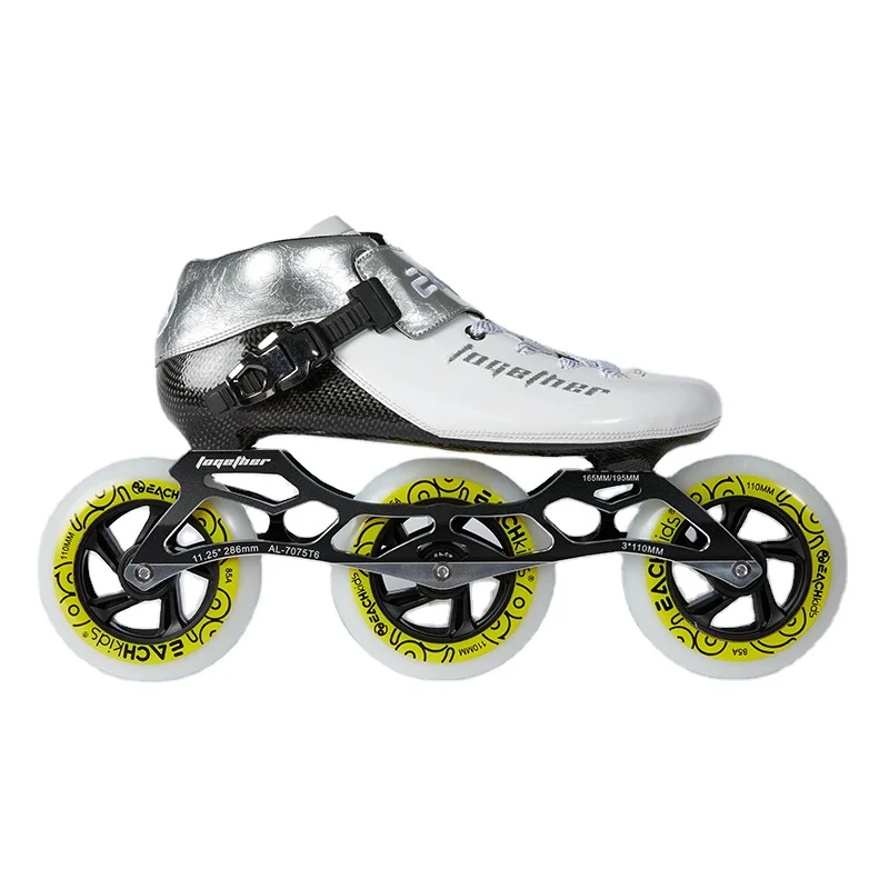 

Eachkids Inline Speed Skates with Pu Wheel 100mm*4/110mm*3/110mm*4 Speed Inline Skate Professional Skates