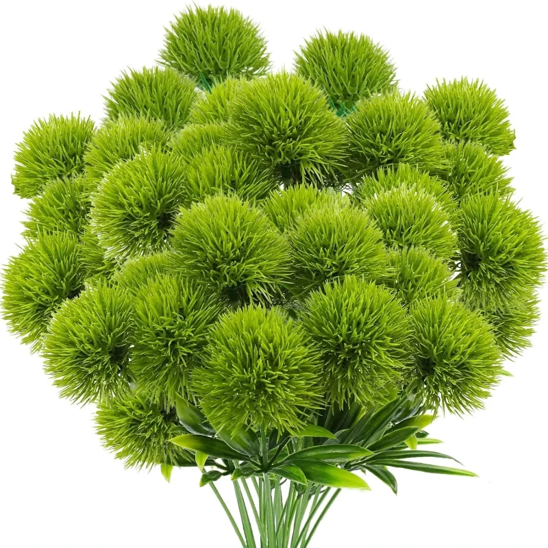 Bouquet artificiel de fleurs de pissenlit, 7 pièces, décoration de salon, fleurs de jardin en plein air, décoration de mariage, accessoires de couronne DIY