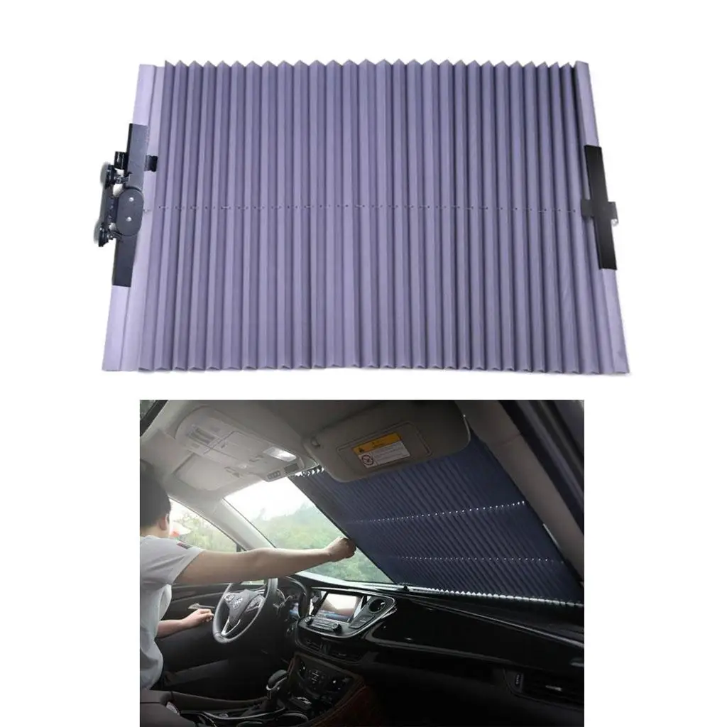 Universal Car Retractable Sunshade Windshield Sun Visor Cover -proof