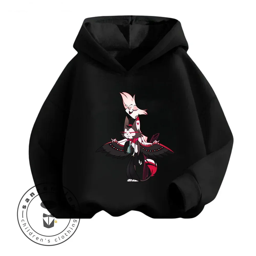 New Hazbin Hotel Comic Hoodie Fashion Comic Hoodie Casual Sweatshirt Cute Cartoon Boy/girl Outfit Aesthetics Long Sleeve Hoodie