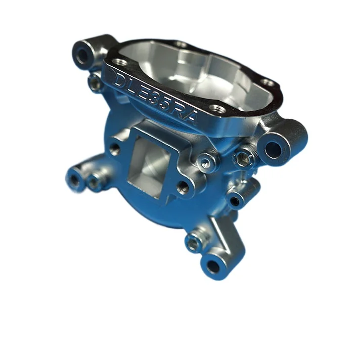DLE35RA Crankcase for DLE-35RA Engine, 35cc RC Airplane Gas Motor Parts, Aluminum Alloy Engine Block with Bearings