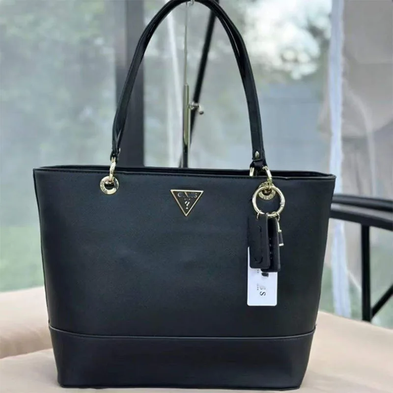 Fashion GS Women Bag Large Capacity Hand Enhancing Appearance Forest Series Foreign Trade Shopping Printed Solid Color Tote Bag