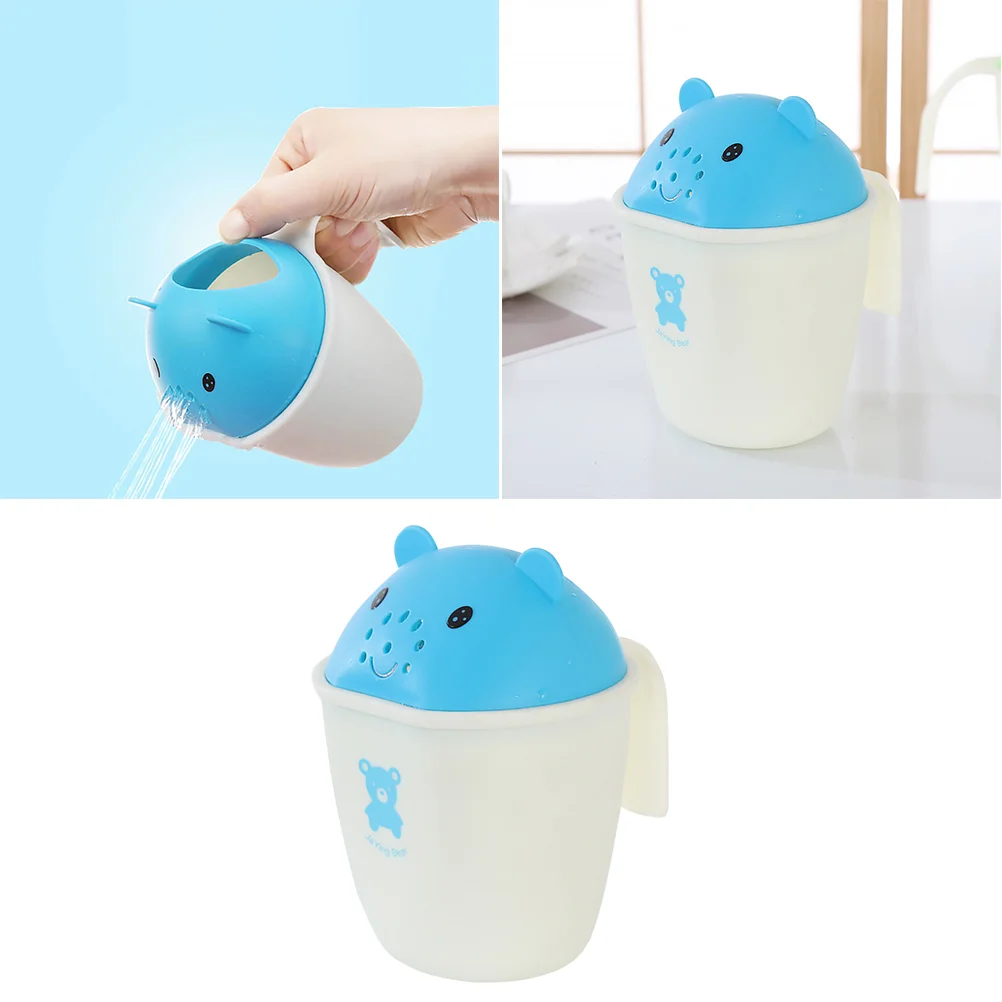 Cuillère à shampoing conviviale rée pour le bain de bébé, gobelet à la cheville, arroseur d'eau, bailer, douche, enfant