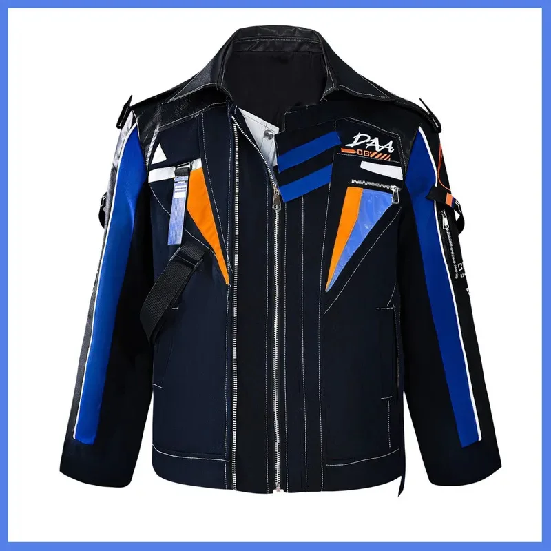 

Anime Game Love and Deepspace Caleb Cosplay Costume Pilot Party PU Coat Jacket Adult Man Daily Leisure Suit ir;l5