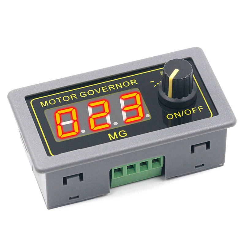 Dc 5-30V 12V 24V 5A Dc Motor Controller Pwm Verstelbare Speed Digitale Display Encoder Duty verhouding Frequentie Max 15A ZK-MG