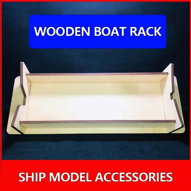 Ship Model Bracket Wooden Assembled Model Accessories V Bottom Wide Hull DIY Ship Model Combined Bracket