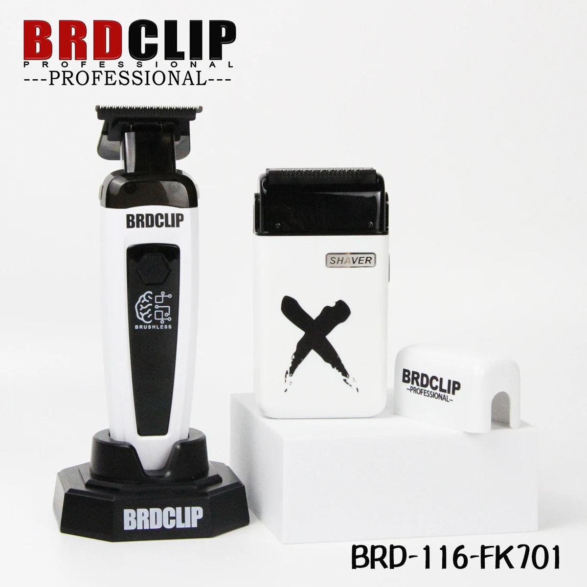 المهنية BRD116 فرش السيارات مقص الشعر 7500 دورة في الدقيقة الشعر المتقلب 0 الأسنان الملعب مع قاعدة FK701 BRD999 ماكينة حلاقة الشعر للرجال