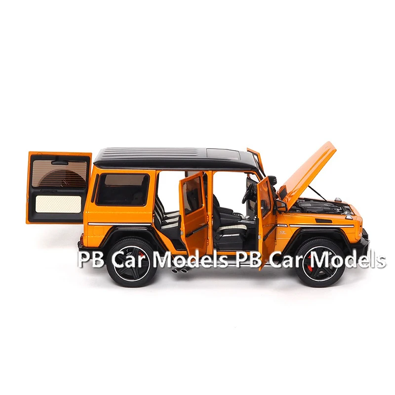 AR 1:18 G63 (W463) 2017 Orange Alloy Limited Vehicle Model Collection