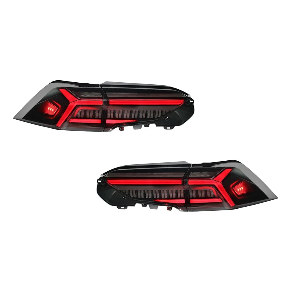 Car LED Taillight Assembly 2019-2023 Fit For Toyota RAV4 RAV 4 Rear Driving Light + Brake + Reverse Lamp +Turn Signal Light