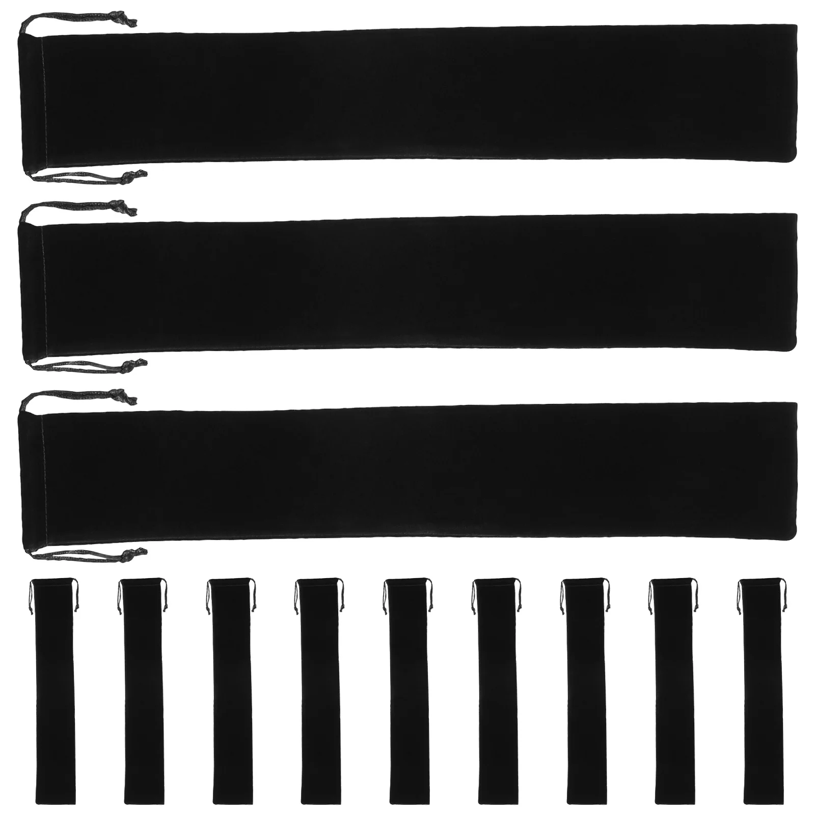 

12pcs Hand Fan Bags Foldable Drawstring Pouches Portable Fan Storage For Wedding Party Favor Gift Packaging - Fabric Organizer