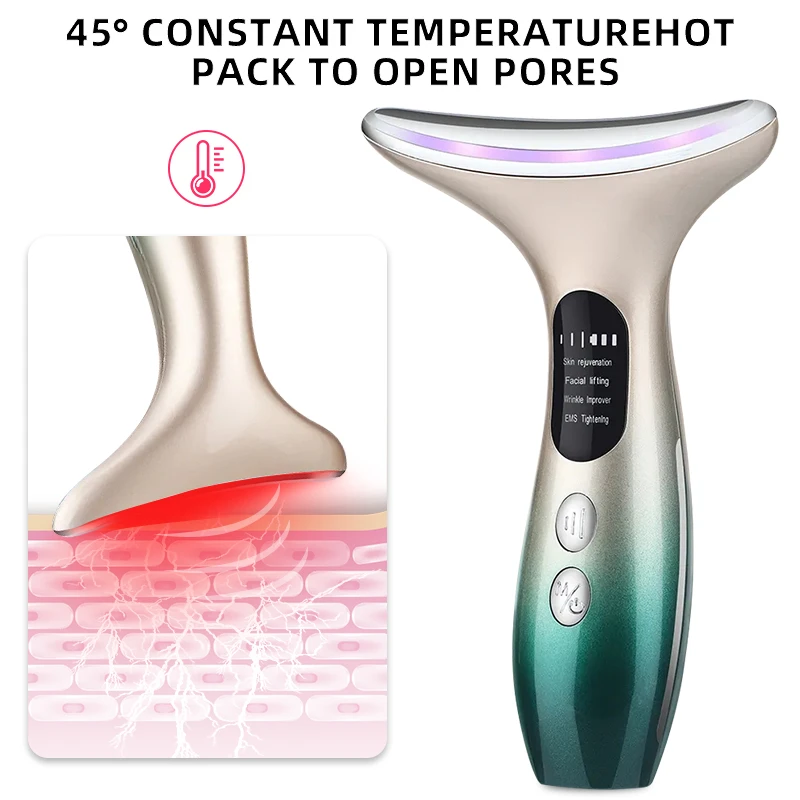 Rf Huidverstrakking Machine Face Lifting Apparaat Voor Rimpel Anti Aging Ems Huidverjonging Radiofrequentie Gezichtsmassageapparaat