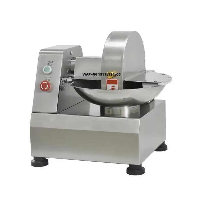 

Vegetable Meat Vacuum Chopper Mixer 304 Stainless Steel Electric Noise Reduction 80KG/h Capacity Multifunctional Fruit Vegetable