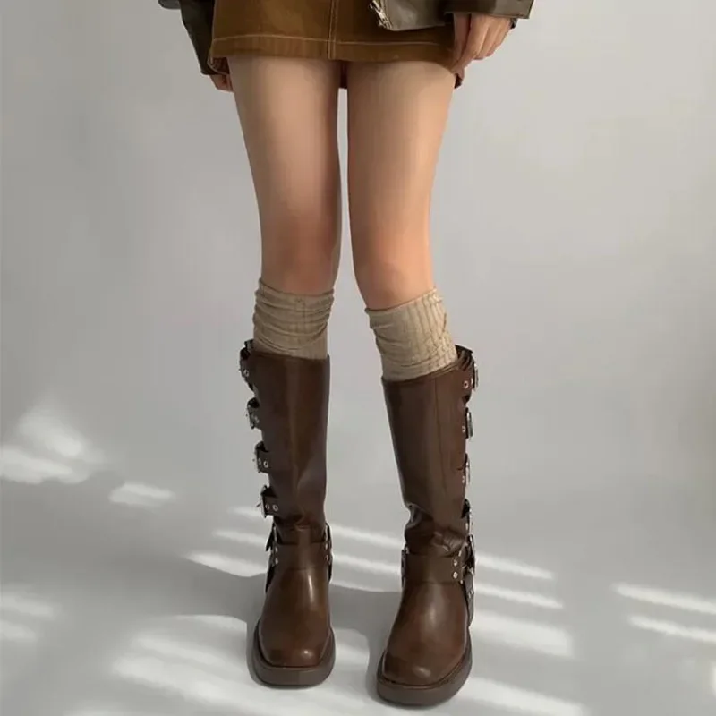 فوق الركبة رقيقة الساق الجوارب الركبة عالية الرغبة النقية الجوارب القصيرة للرجال والنساء ملابس المنزل مريحة ربيع الخريف