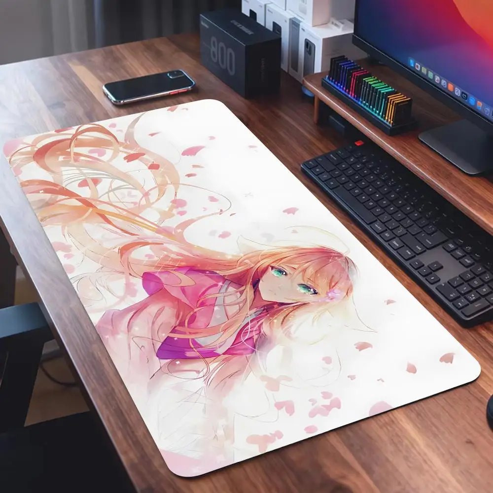 Romantic anime Fox Spirit Matchmaker Mouse Pad Non-Slip Large Gaming Mat, Waterproof & Stitched Edge Desk Pad
