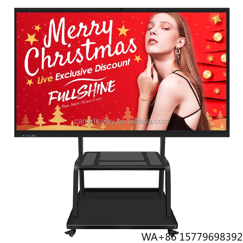 Big Size 86/100 Inch Smart Touch Interactive Whiteboard Software Digital Interactive Whiteboard for Classroom