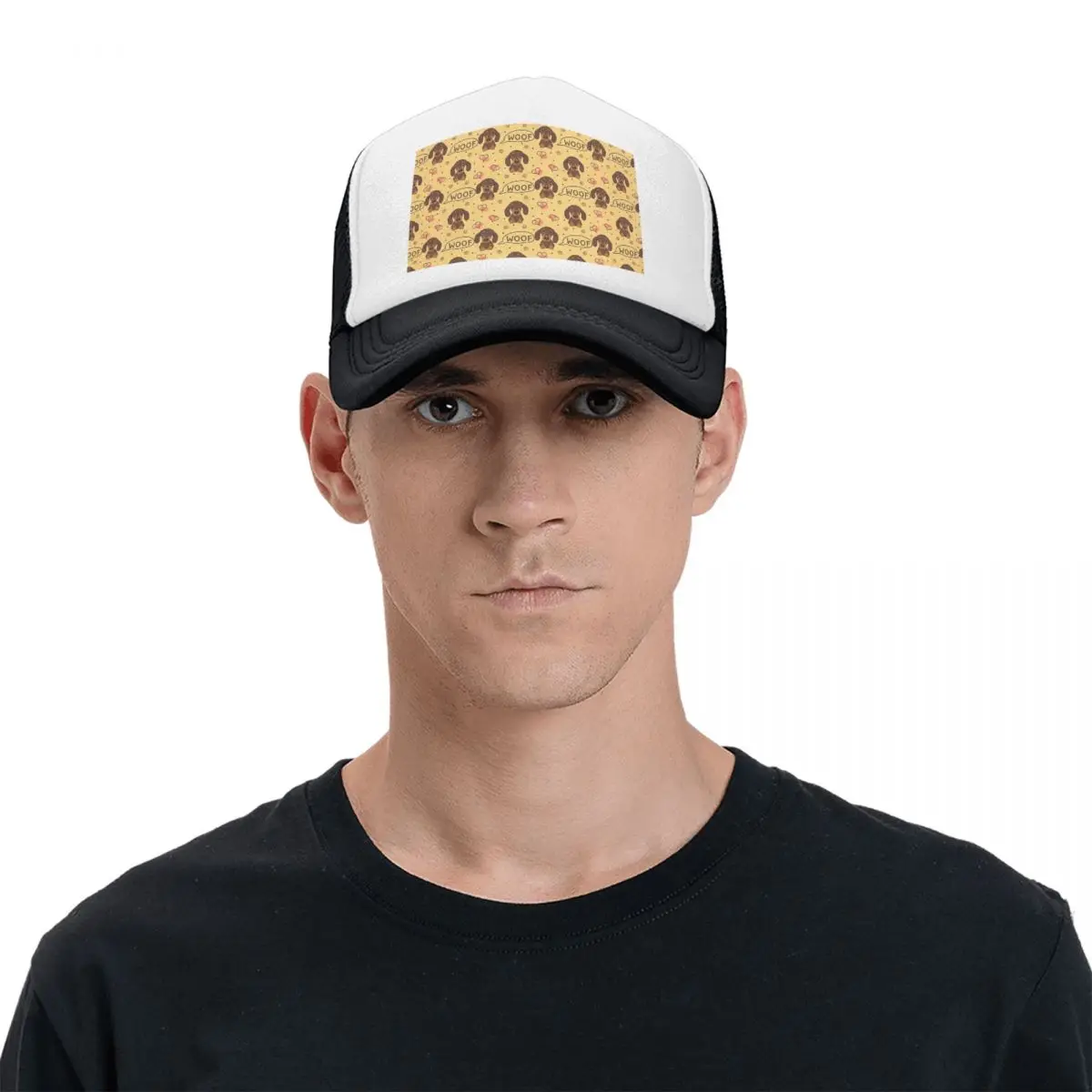 Love Chocolate Dachshund Sausage Dog Cap Casual Mesh Baseball Caps Adjustable Hat Hip Hop Summer Unisex Baseball Hats