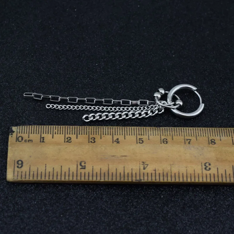 التيتانيوم الصلب الرصاص الصبي مجموعة بارك هيون مين أقراط الحد الأدنى نمط الفولاذ المقاوم للصدأ الأذن كليب الأزياء والمجوهرات #4