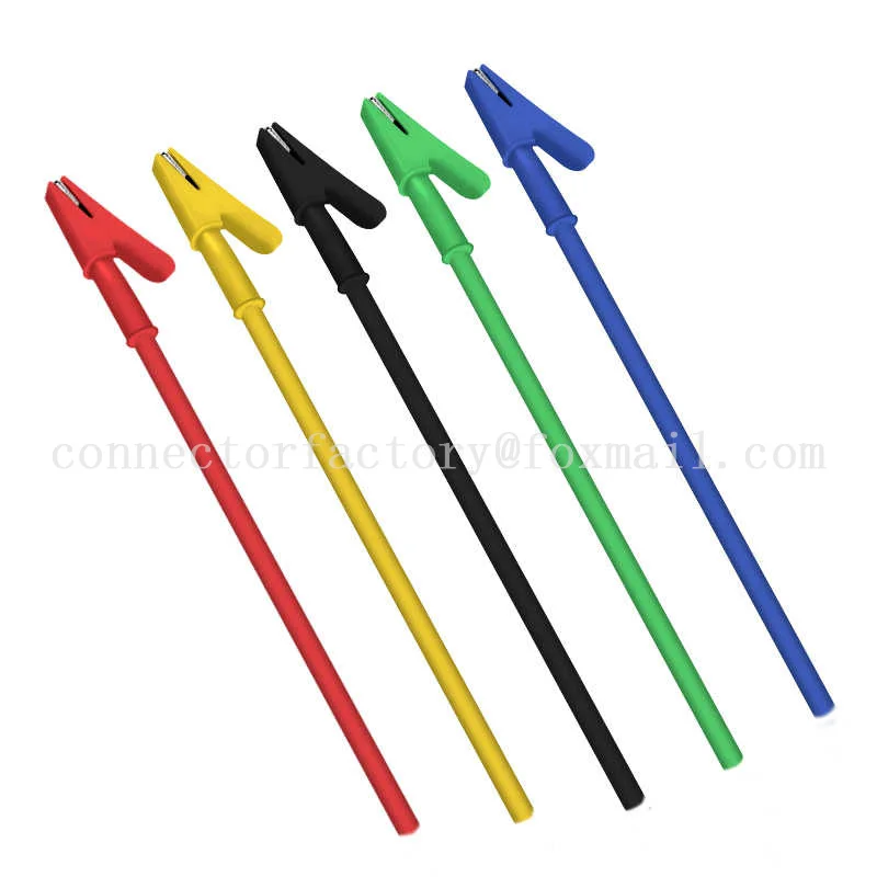 

1M power cord crocodile clip test wire double headed connection high voltage line 20A current