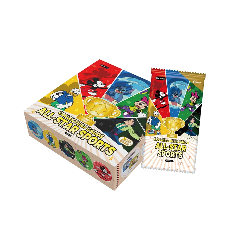 1 opakowanie CARDFUN Disney x Paris Games All Star Sports Kolekcjonerskie karty kolekcjonerskie Prezent dla dzieci