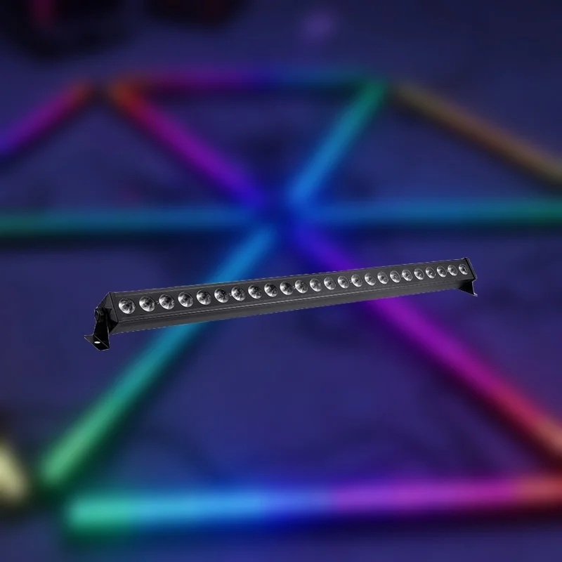 24*3W RGB LED Bar Wash Wall Lights Disco Beam Light Bar Equipment for Disco DJ Party Night Club Wall Washer Lights*