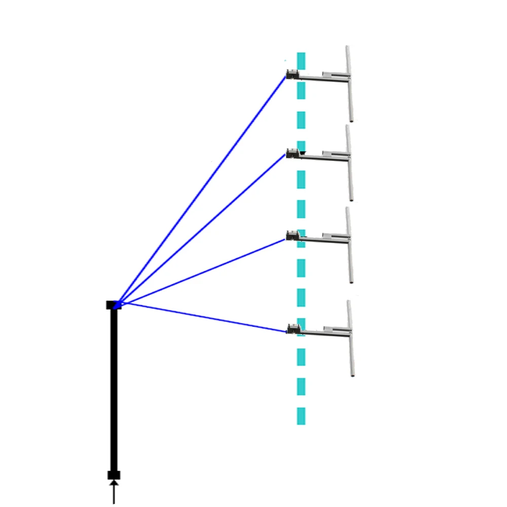 

Four Way Dipole FM antenna array High Gain For 1000w 2000w 3000W FM Transmitter