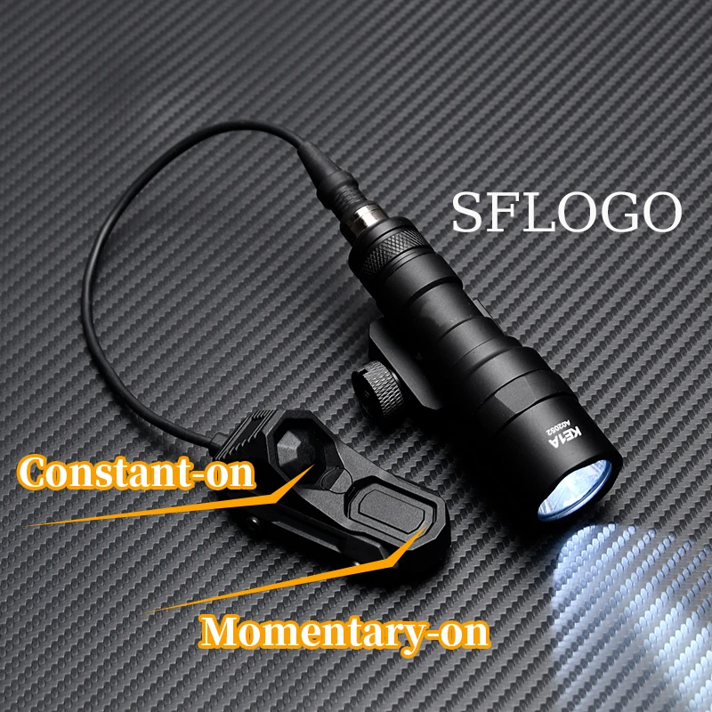 WADSN M300C M600U Scout Light Flashlight + AXON Switch Dual Function SF Plug Airsoft Hunting LED Lighting Tactical M600 Lamp