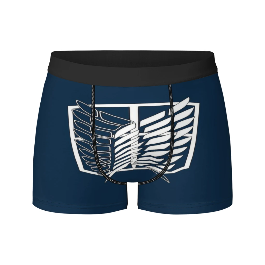 

Wings of Liberty Attack on Titan Retro Men Underpants Man Breathable Boxer Shorts Men's Panties Underwear Gift