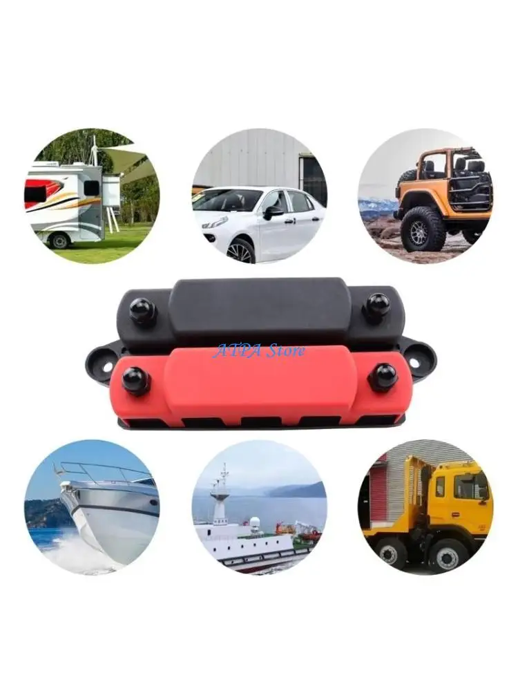 

U13C Terminal Bus Bar Ground Power Distribution BusBar 5 Post for Car Marine 48V 300A