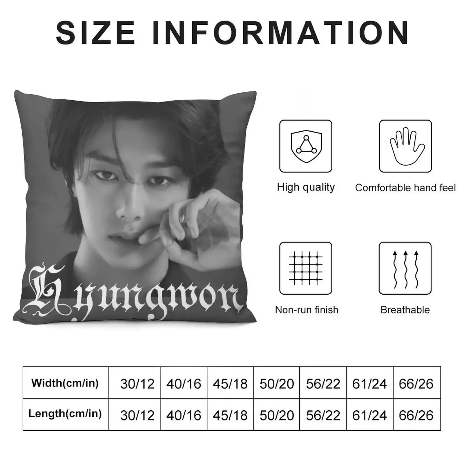 Hyungwon Monsta X Throw Pillow ornamental pillows Decorative Cushions For Luxury Sofa Cushion Child pillow