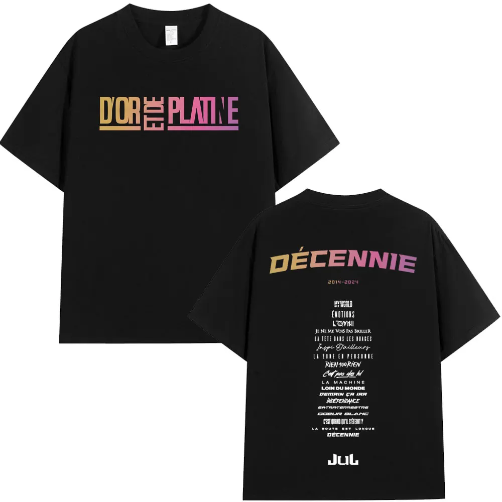 Rapper Jul Graphic T Shirt Men Women Clothing Fashion Hip Hop T-shirt Casual High Quality Cotton Short Sleeve Oversized T-shirts