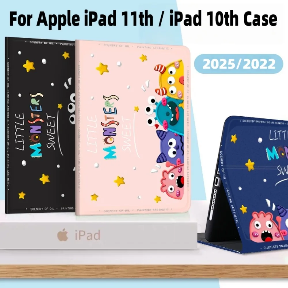 

Чехол для iPad 11-го поколения, подходит для Apple A16 2025, 11 дюймов, магнитный чехол-книжка с откидной подставкой из искусственной кожи, чехлы для смарт-планшетов для iPad 10-го поколения