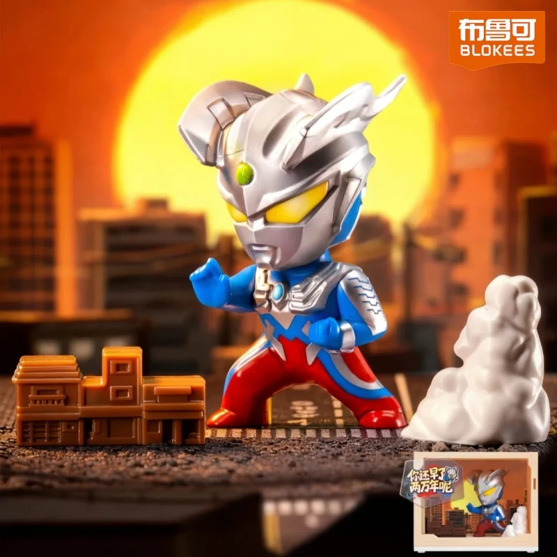 

Новый Blokees Ultraman Vitality Theater Vol.1 City Heroes слепая коробка подвижные коллекционные игрушки аниме фигурка декор стола идеальные подарки