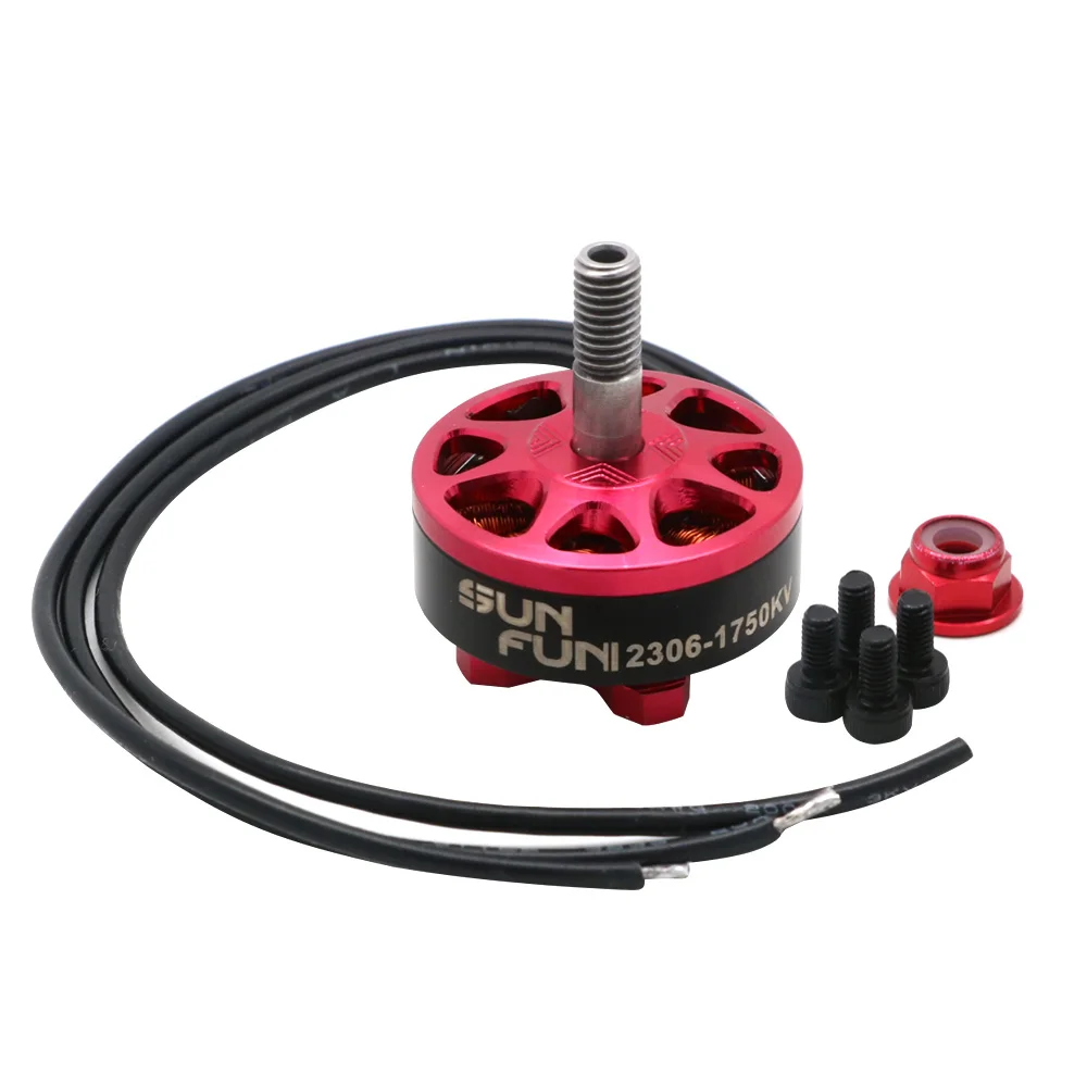 4 個サンファン 2306 SF2306 1750/2500KV CW スレッド 4-6S ブラシレスモーター RC FPV レーシングドローン Quadcopter スペアパーツ