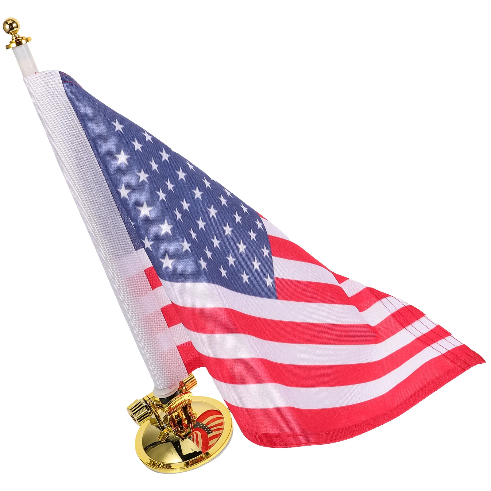 

1 set 1 Set Outdoor Car Flagpole Holder Durable Windproof Suction Cup Flag Pole Stand Mount Base Bracket For Various Flags