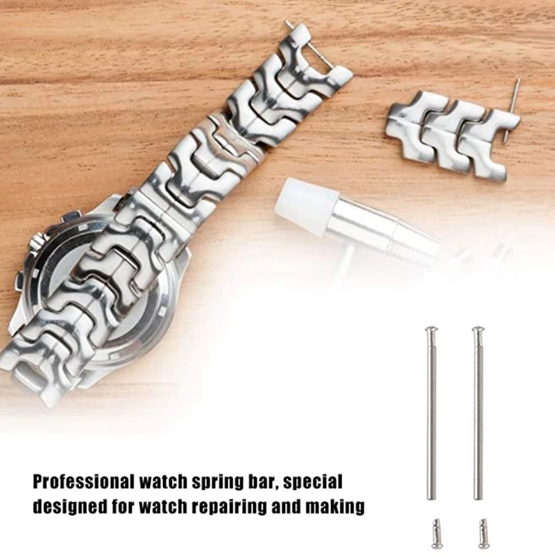 300 Pc Watch Repair Kit Raw Ear Rod Watch Fixed Shaft Clasp Buckle Parts Table Repair Tool For Strap Connecting Shaft