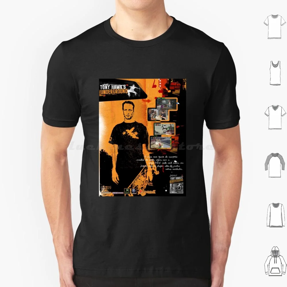 Camiseta subterránea de Tony Hawk para hombres, mujeres y niños, 6xl, Tony Hawk Underground, Tony Hawks, monopatín subterráneo, monopatín fresco