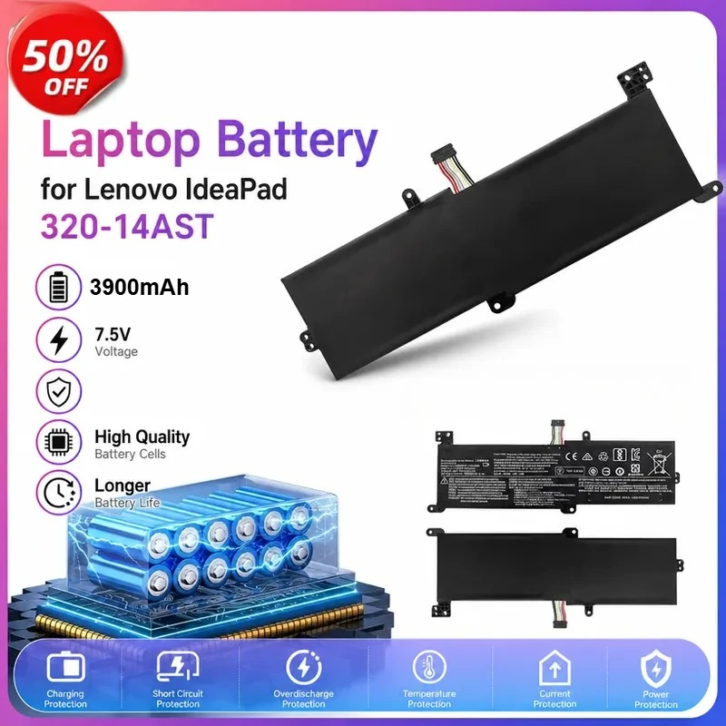 L16L2PB2 Laptop Battery for Lenovo IdeaPad 320-14AST 320-14IAP 320-14IKB 320-14ISK L16C2PB1 L16C2PB2 L16L2PB1 L16L2PB2