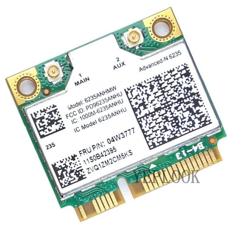 Wifi Card 6235AN 6235ANHMW Dual band 2.4G 5GHz 300Mbps Bluetooth4.0 Card 04w3777 for Lenovo M73z M83 M92 M92p M93 M93p M93V M93Z