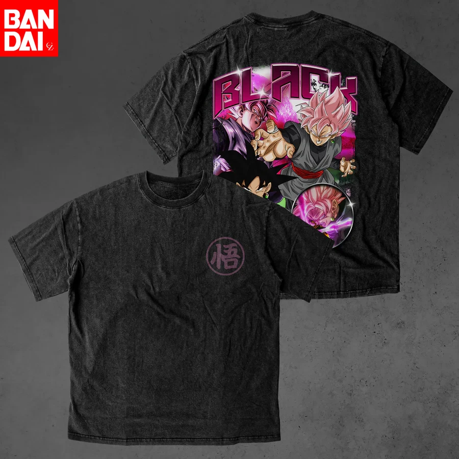 

Ретро-футболка Dragon Ball Z: Гоку в Ультра-инстинкте, мужская, оверсайз, из выстиранного хлопка, уличная одежда, аниме-топы, летняя футболка 2026