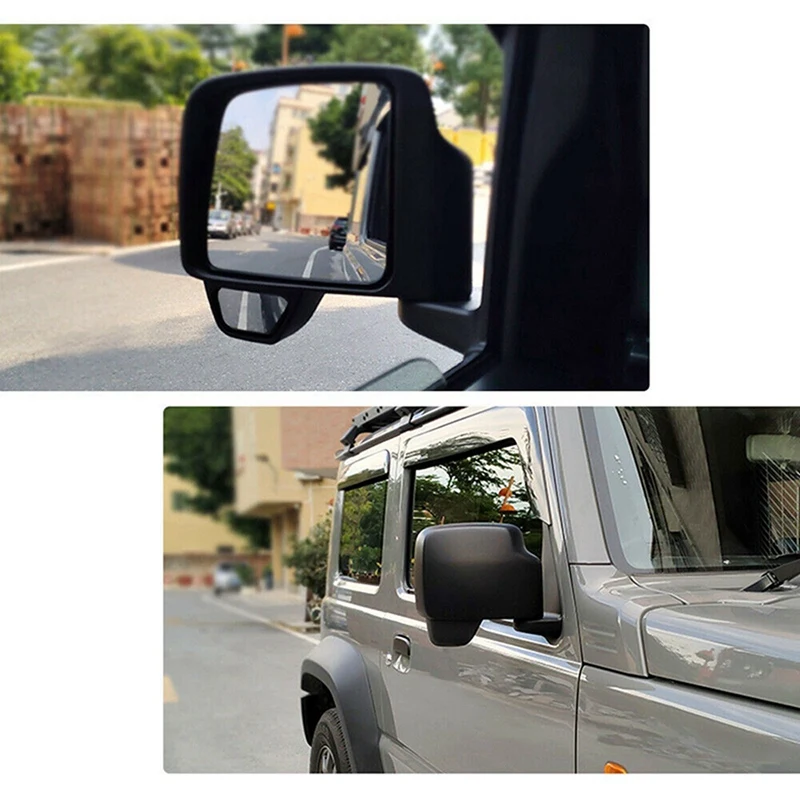 10X Car Blind Spot Assist Mirror Wide Angle Mirror Rearview Mirror For Suzuki Jimny JB64 JB74 2019 2020