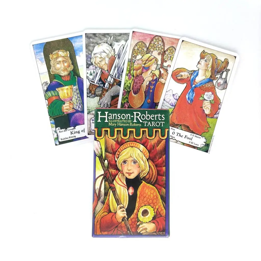 10.3*6Cm Hanson-Roberts Tarotkaarten Engelse Versie Waarzeggerij Deck Entertainment Feest Bordspel 78 Stks/doos