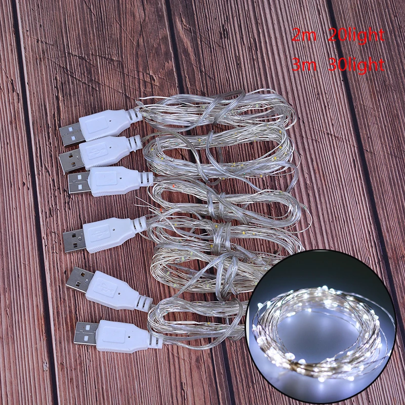 

2M 20Led 3M 30Led Usb Operated Mini Led Copper Wire String Fairy Lights Led