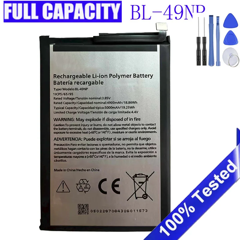 New High Quality BL-49NP Battery For PHILIPS Mobile Phone Bateria with Free Tools