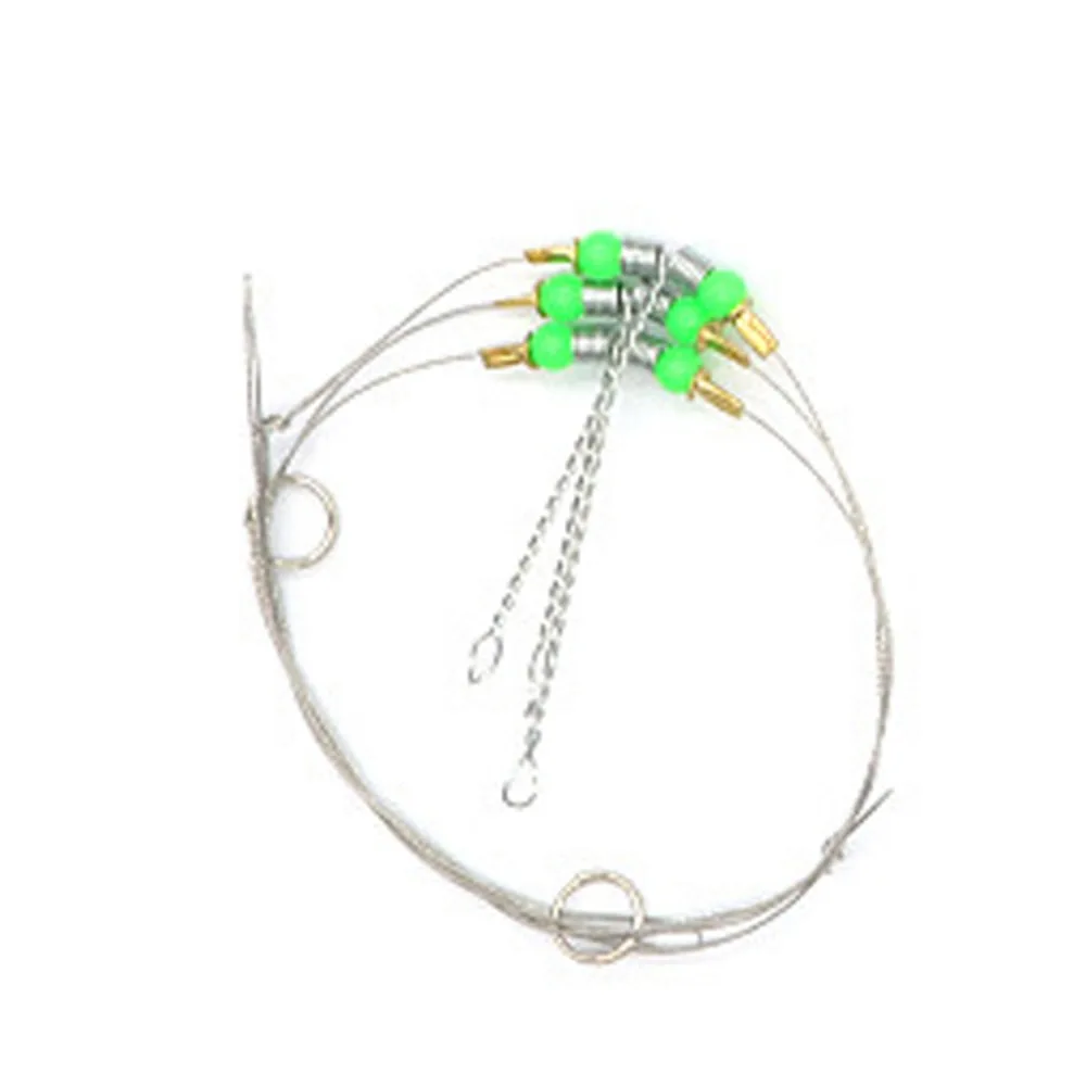 Fishing Hooks Anti-Winding Swivel String Fishing Wire Stainless Steel Wire Leader Fish Hooks Wire Leader