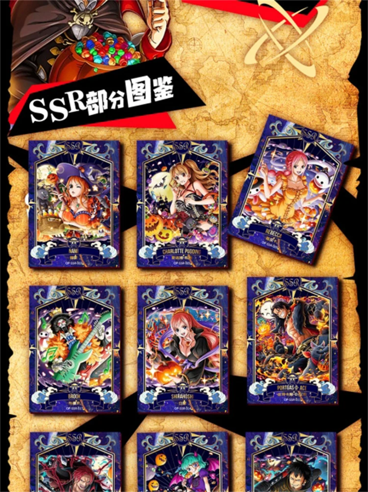 One Piece Anime Sammelkarten Booster Box Kollektion Mehrere Serien Luffy Zoro Seltene Folien-Hologramm-Karten, TCG CCG Sammlerstücke – Detail 28