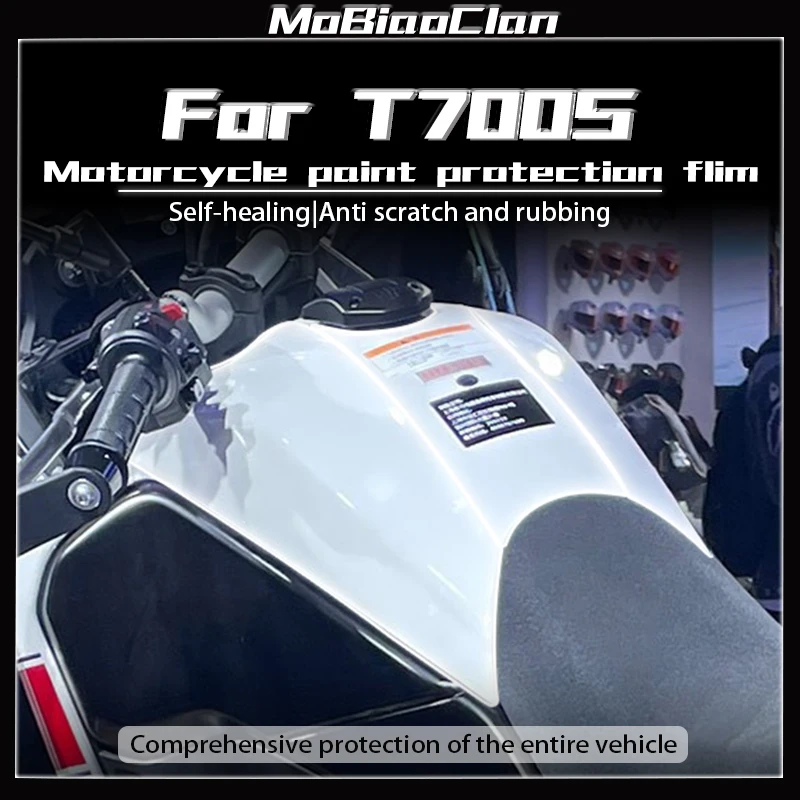 

For YAMAHA T700S Motorcycle paint protection flim Invisible Cover Body Transparent Protective Film Fuel Tank Sticker Accessories