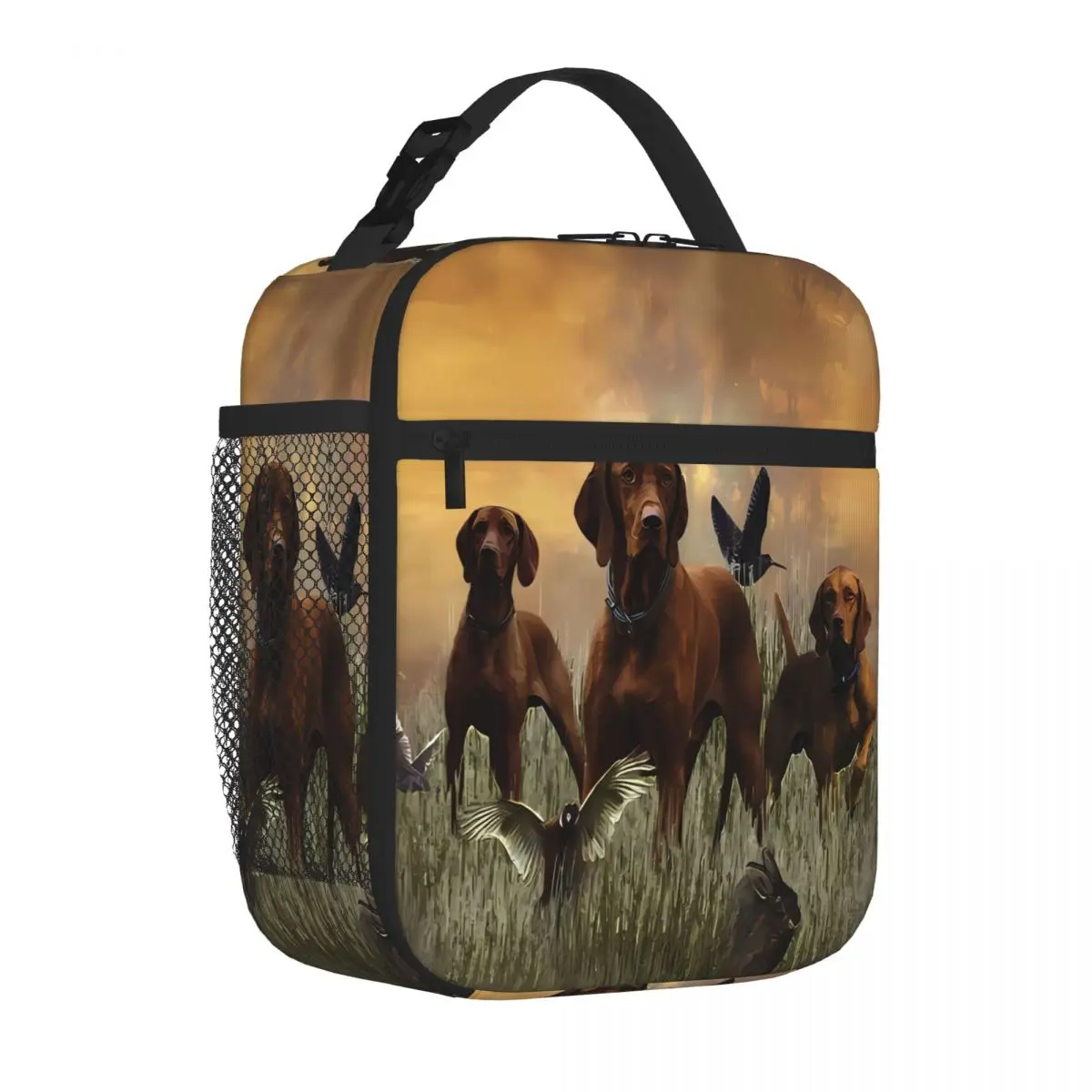 Bestselling The Vizsla , Hunting Art Leisure Large Lunch Bag Shift Work Food Storage Bag