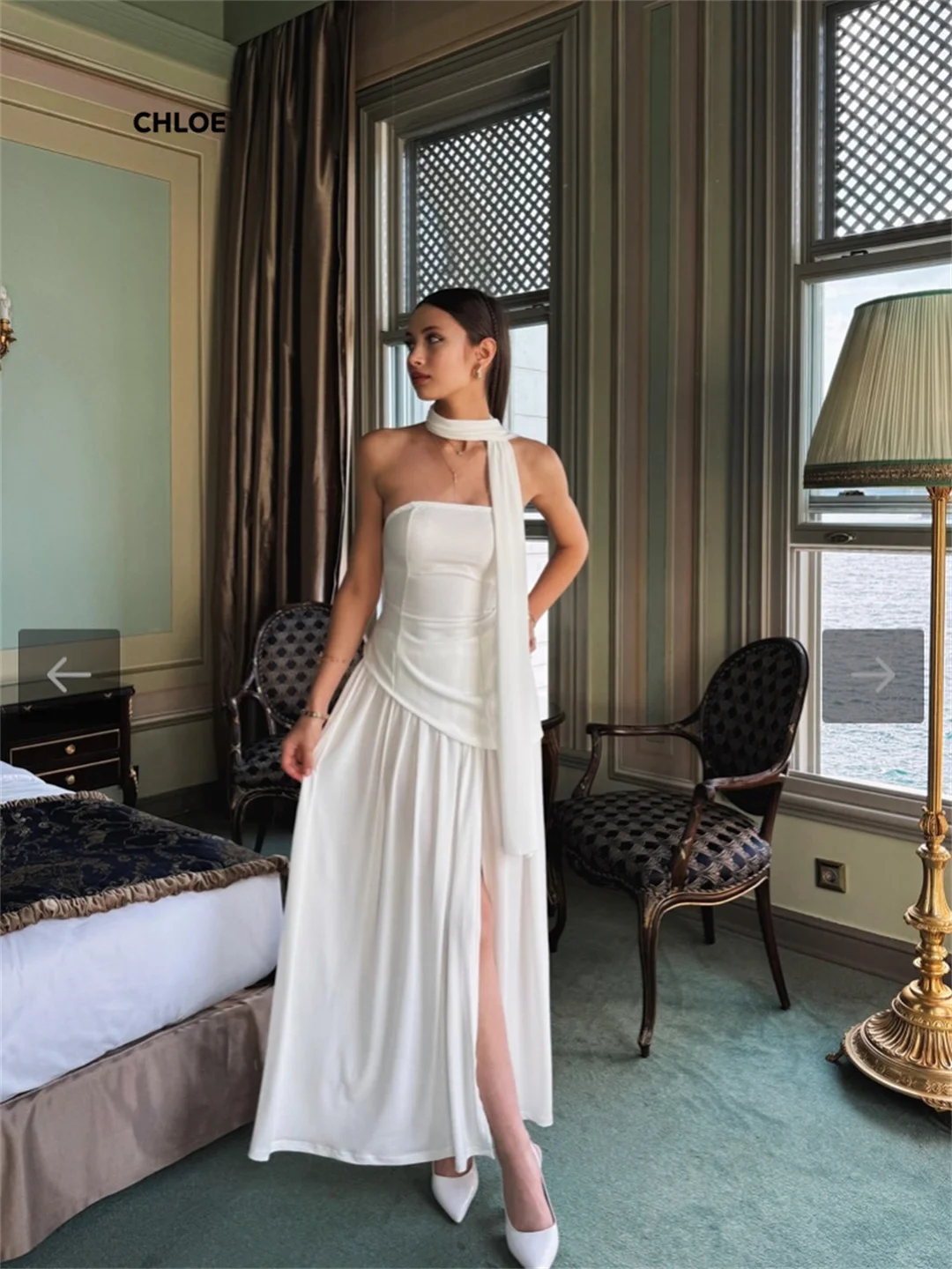 Off-shoulder Dresses 2025 Luxury Evening Dresses for Special Occasions Custom Made Line A Shawl Elegant Gowns Gala Dress Prom